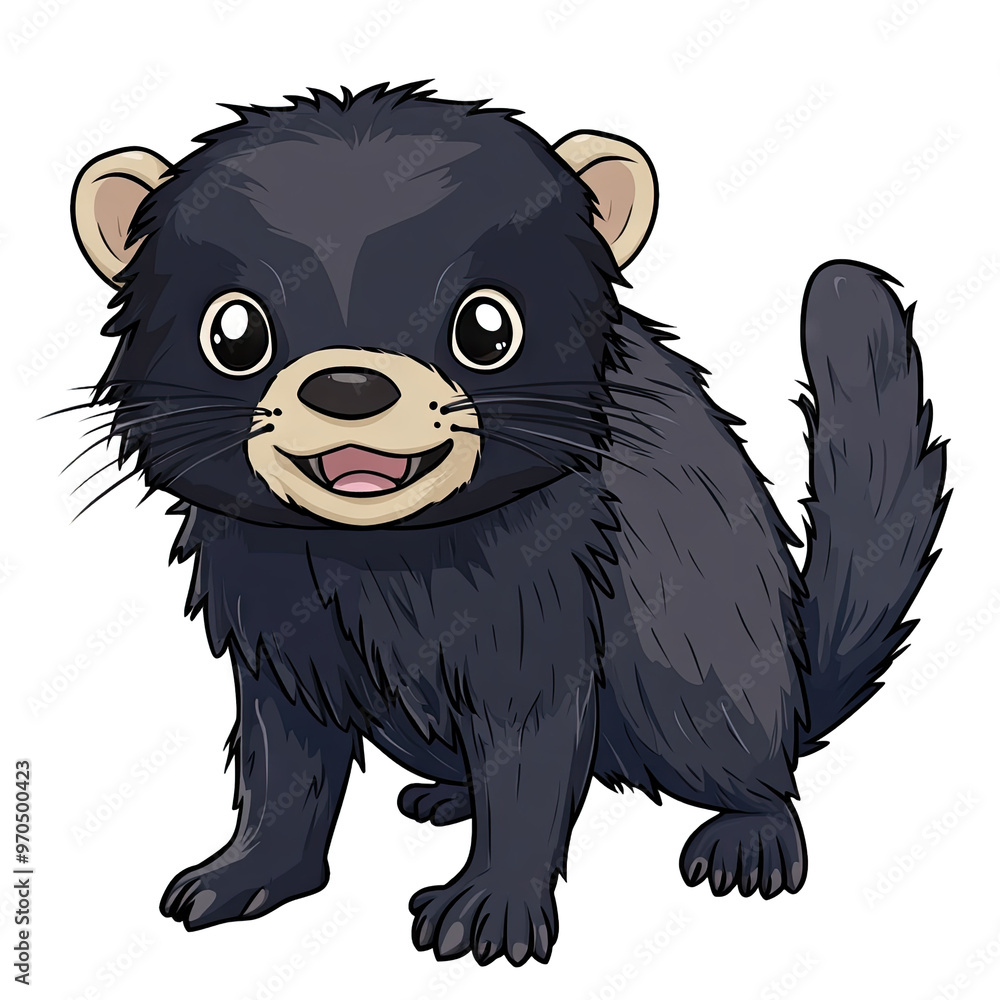 Fototapeta premium Binturong | Icon | Anime
