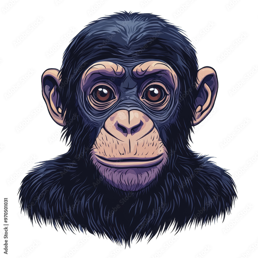 Fototapeta premium Bonobo | Icon | Anime