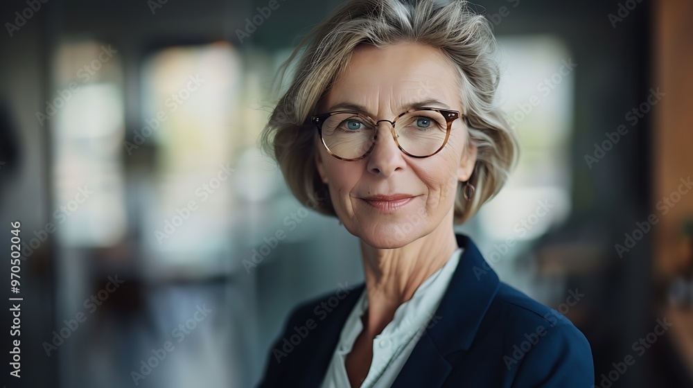 Confident Senior Businesswoman in Office, Portrait, Business Theme, Portrait Shot, Plain Office Background, Office Confident Senior Businesswoman in Office, Portrait, Business Theme, Portrait Shot, Plain Office Background, Office
