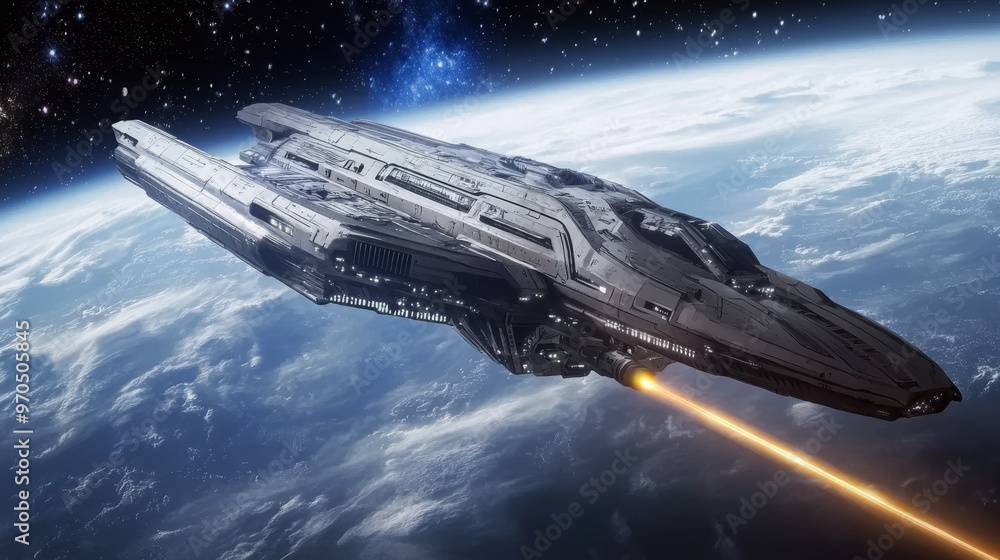 A computer-generated image of a space station, designed to look like it's from the future. A computer-generated image of a space station, designed to look like it's from the future.
