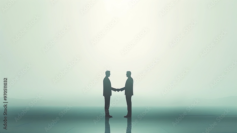 Businessmen making a handshake with partner, business and investment background, plain empty background, style background, epic unique style background, fully copy space, plain background, copy space Businessmen making a handshake with partner, business and investment background, plain empty background, style background, epic unique style background, fully copy space, plain background, copy space