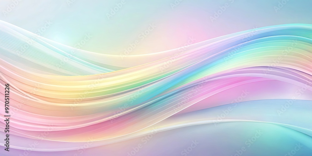 Abstract background with soft flowing lines in pastel tones Abstract background with soft flowing lines in pastel tones