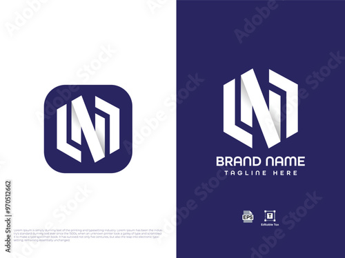 Modern minimalistic logo design for business