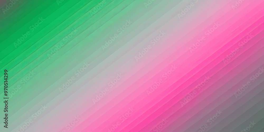 Abstract wallpaper with gradient transition of gray, pink, and green strokes