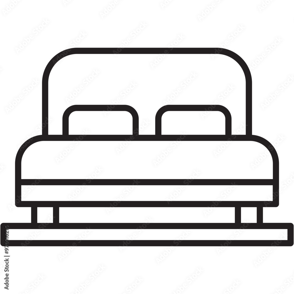 Double Bed Icon Double Bed Icon