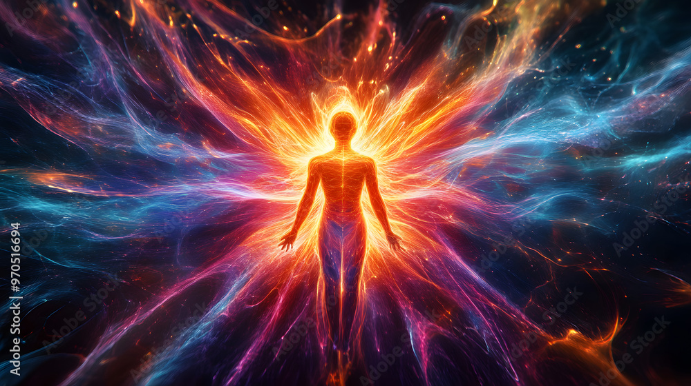flow of pranic chakra energy - by generative ai flow of pranic chakra energy - by generative ai