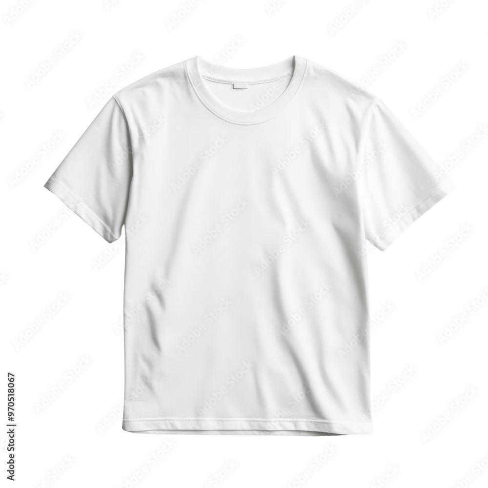 White T-Shirt Mockup - Front View