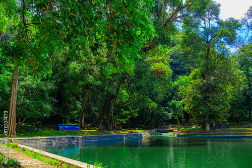 water tourism objects in one of the cities of Kuningan, West Java photo