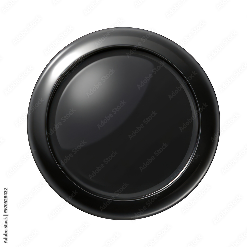 Round black web button top view isolated on transparent background Round black web button top view isolated on transparent background