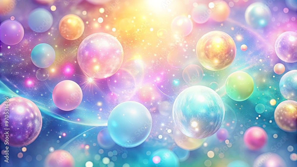 Abstract pastel background with glowing orbs, splatters, and light effects Abstract pastel background with glowing orbs, splatters, and light effects