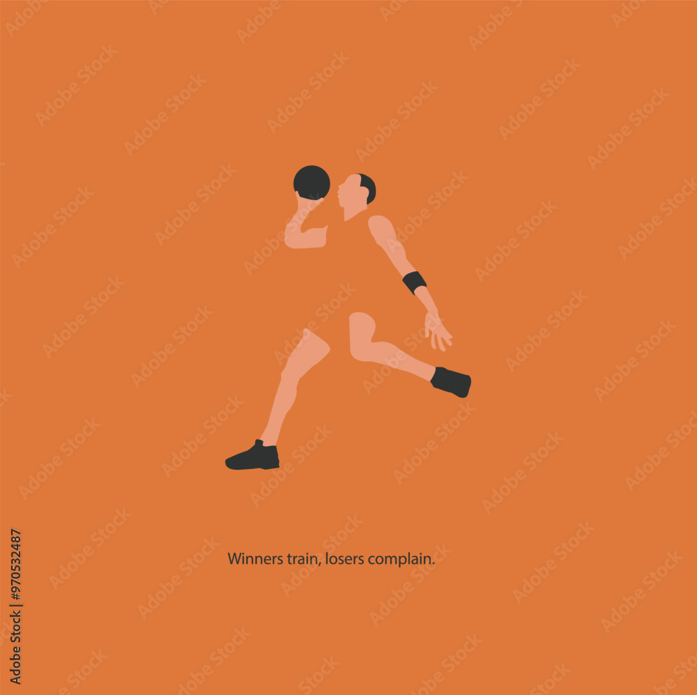 Fototapeta premium basketball players