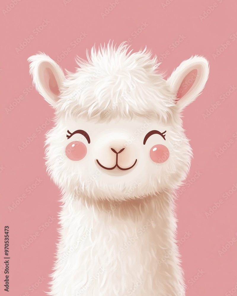 very cute Alpaka happiness smiling very cute Alpaka happiness smiling