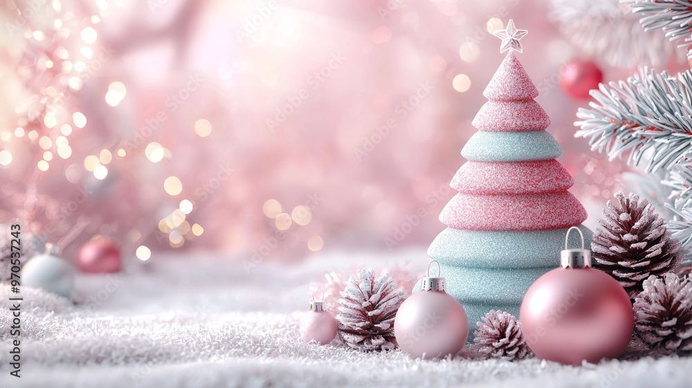 Pink Christmas Tree. Pink Christmas Tree.
