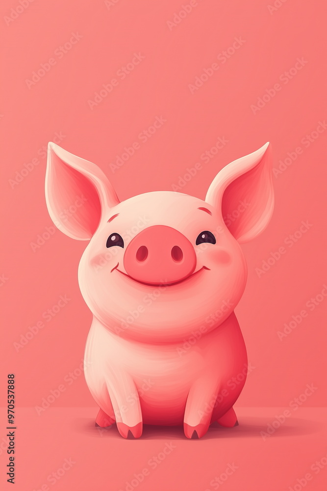 very cute piggy happiness smiling very cute piggy happiness smiling