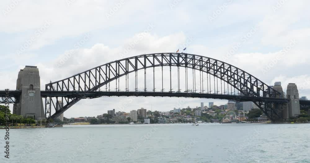 Sydney Harbour Bridge, Dawes Point, Milsons Point,one of the landmarks of Sydney, Australia. Sydney Harbour Bridge, Dawes Point, Milsons Point,one of the landmarks of Sydney, Australia.