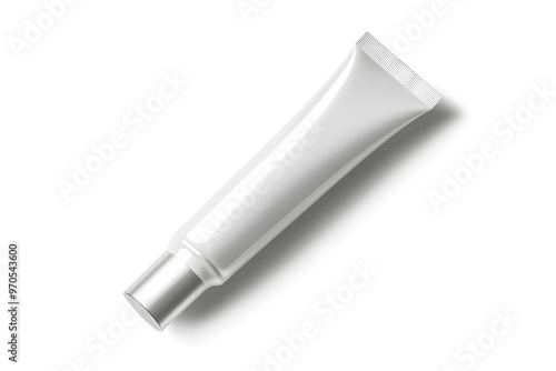 Cosmetic Tube Mockup for Anti-Age Cream on White Background