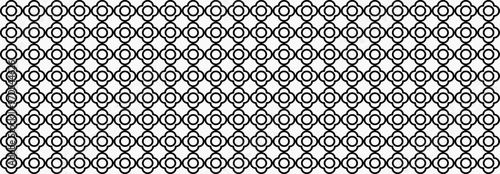 Abstract, Geometric, Lines, pattern, circle, square, Illustration, vector, alternating overlapping, symmetrical, orderly arrangement background, black and white, banner, website, template, dark.