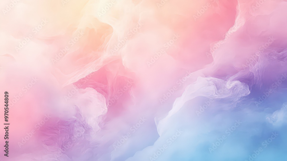 Dreamy Pastels: Create an abstract background with a dreamy pastel color scheme, blending soft hues and gentle shapes to evoke a sense of calm and tranquility Dreamy Pastels: Create an abstract background with a dreamy pastel color scheme, blending soft hues and gentle shapes to evoke a sense of calm and tranquility