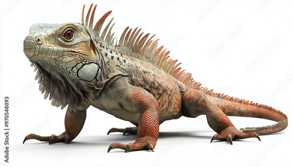 Obraz premium Iguana,Pictures,Funny,Generative AI
