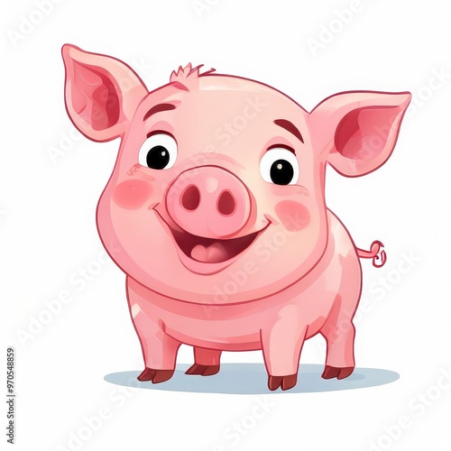 the AI Image Generator, Cute Childish Piggy