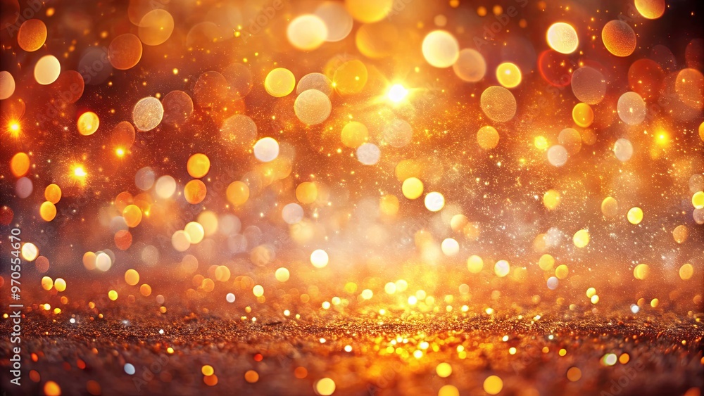 Dreamy background of amber and coral bokeh light spots for design projects Dreamy background of amber and coral bokeh light spots for design projects