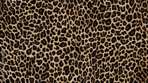 hairy leopard background, leopard skin texture, wild cat spot design