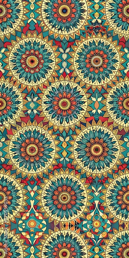 Gradient african pattern design Gradient african pattern design