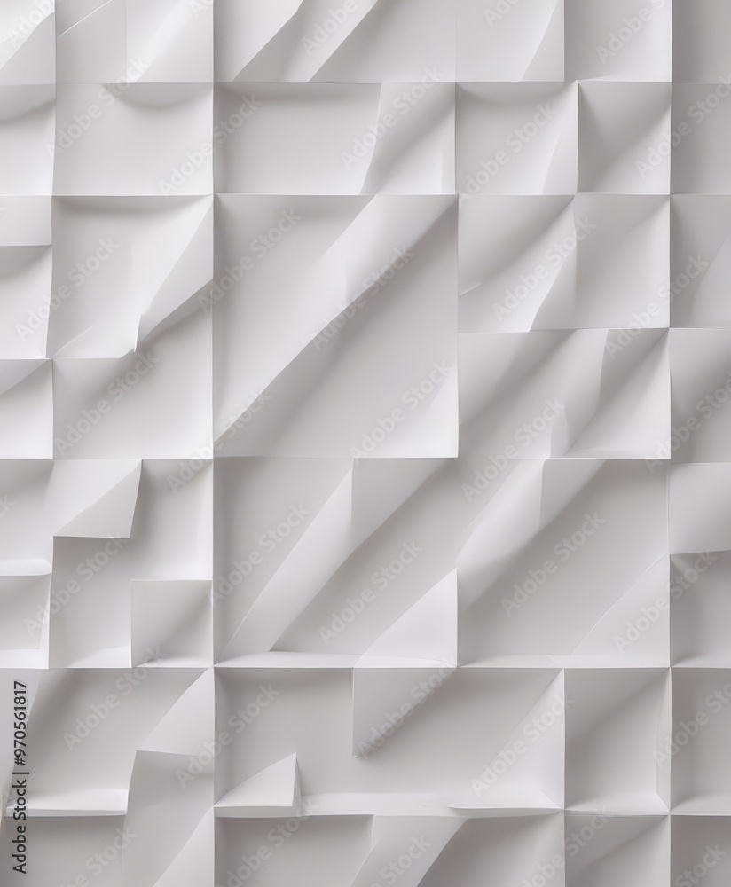 a white, geometric pattern composed of overlapping square and rectangular shapes, creating a visually striking and abstract design. a white, geometric pattern composed of overlapping square and rectangular shapes, creating a visually striking and abstract design.