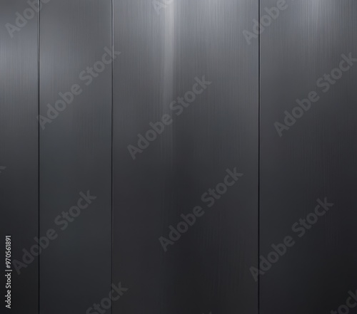 a series of vertical black panels arranged in a grid-like pattern, creating a uniform and monochromatic visual effect.