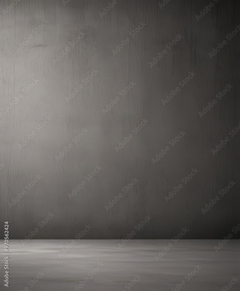 A dark gray concrete wall with a smooth, reflective surface. A dark gray concrete wall with a smooth, reflective surface.