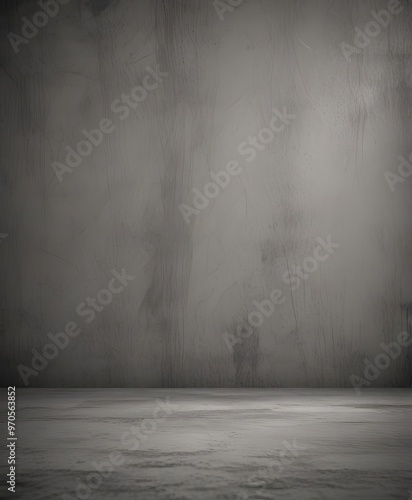 A black and white image of a concrete wall with a large, vertical crack running down the center.