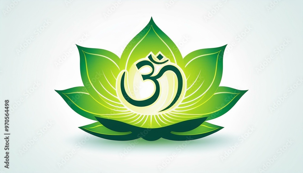 Fototapeta premium Om or Aum sign and symbol of hinduism