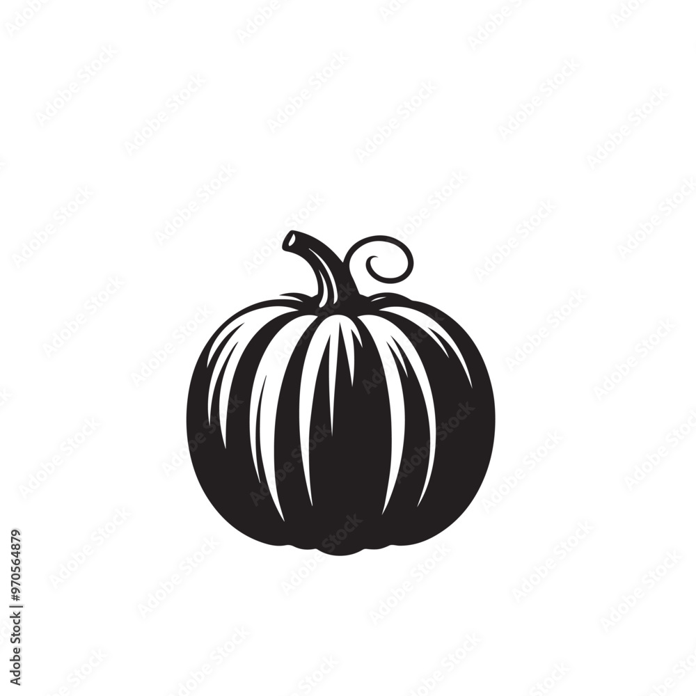 Pumpkin vector design. Pumpkin logo, icon vector illustration. Pumpkin silhouette isolated on white background. Pumpkin vector design. Pumpkin logo, icon vector illustration. Pumpkin silhouette isolated on white background.