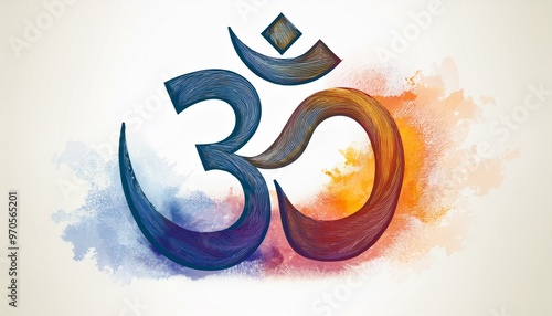 Om or Aum sign and symbol of hinduism