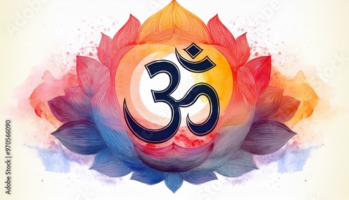 Om or Aum sign and symbol of hinduism