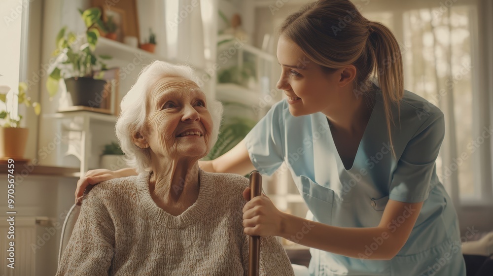 custom made wallpaper toronto digitalThe Caregiver and the Elderly