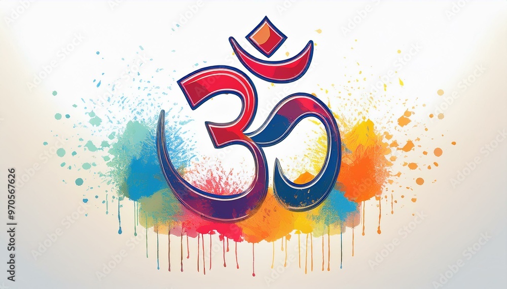 Om or Aum sign and symbol of hinduism Om or Aum sign and symbol of hinduism