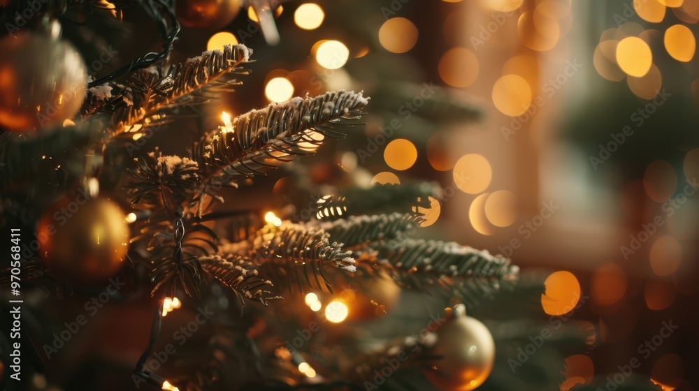 The Christmas Tree with Decorations The Christmas Tree with Decorations