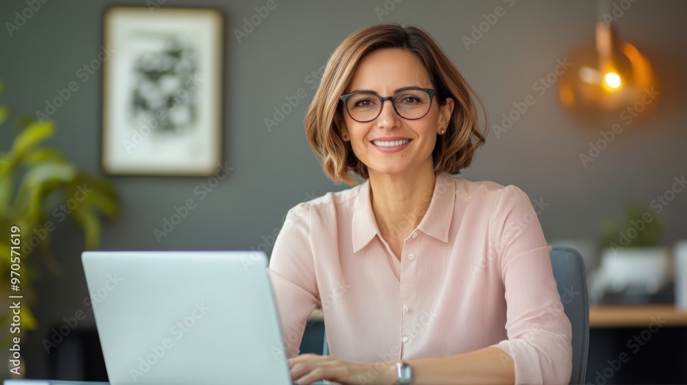 The Professional Woman with Laptop The Professional Woman with Laptop