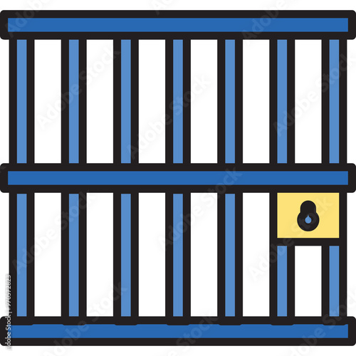 Jail Cell Sticker