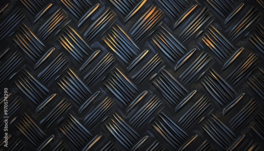 Carbon steel metal pattern vector Dark background Carbon steel metal pattern vector Dark background