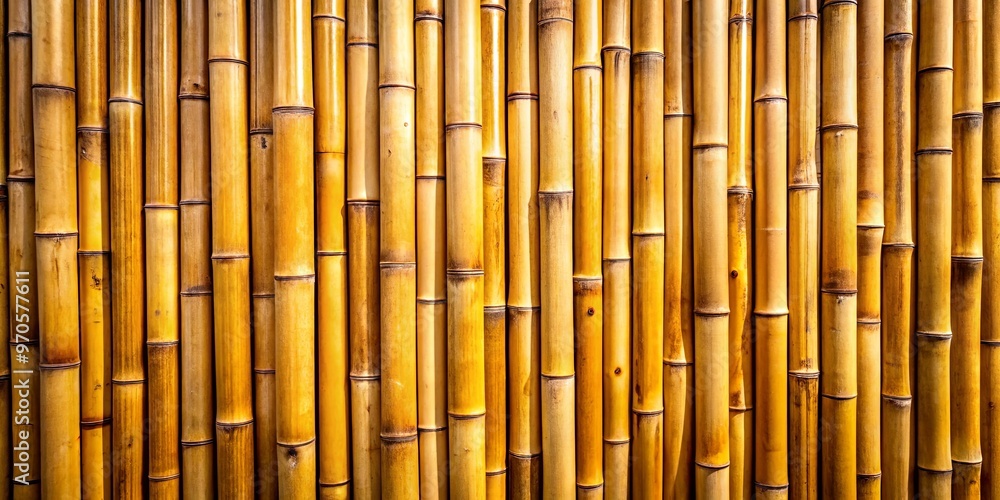 Bamboo wall texture illuminated by natural light at midday Bamboo wall texture illuminated by natural light at midday