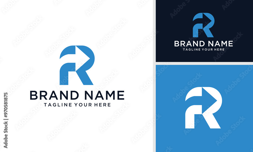 letter r with arrow logo icon design vector design template inspiration letter r with arrow logo icon design vector design template inspiration