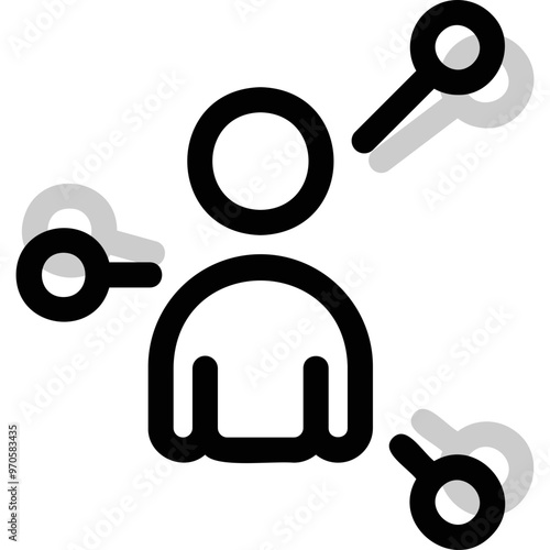 Simple vector icon person