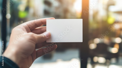 The Blank Card in Hand photo