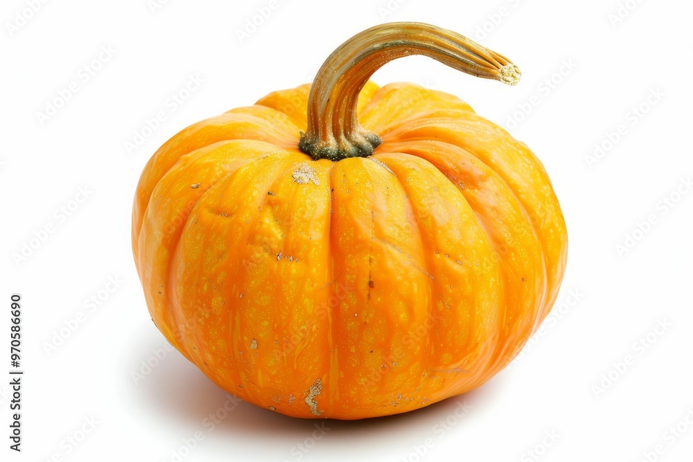 Obraz premium A fresh Pumpkin isolated on white