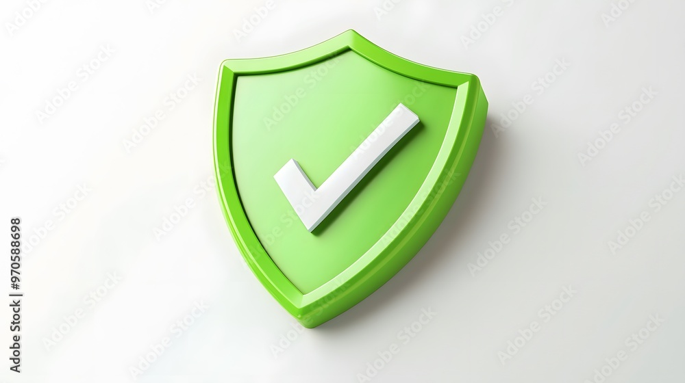 cartoon 3d Icon safety shield check mark perspective . green symbol security safety icon. Checkmark in minimalistic style. 3d vector illustration. white background
cartoon 3d Icon safety shield check mark perspective . green symbol security safety icon. Checkmark in minimalistic style. 3d vector illustration. white background