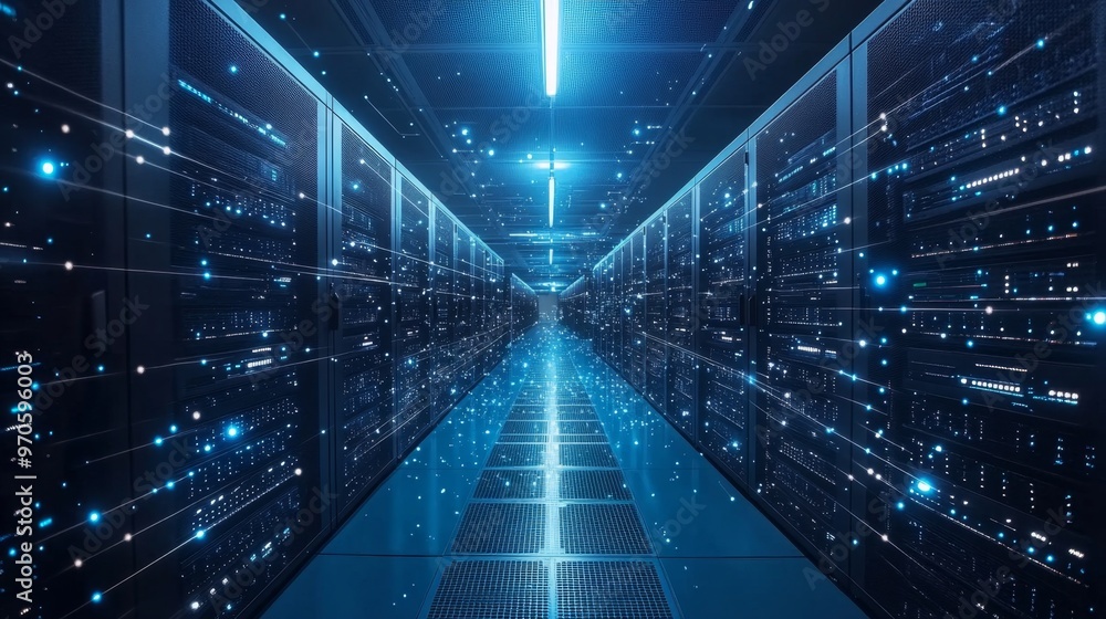 Data Center Corridor. Data Center Corridor.