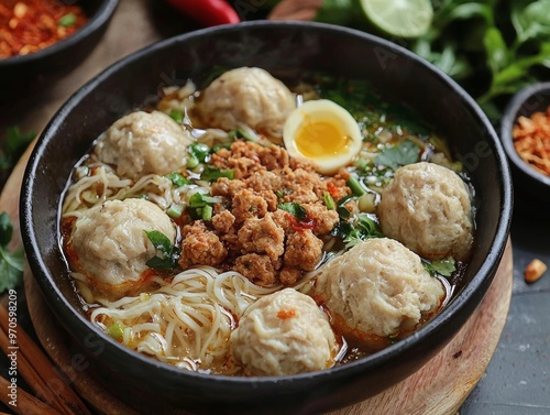 indonesia local food bakso - ai