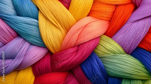 Colorful Braided Threads